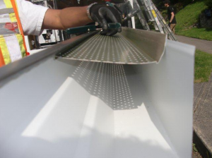 Alu-Rex Gutter Installation Screening System