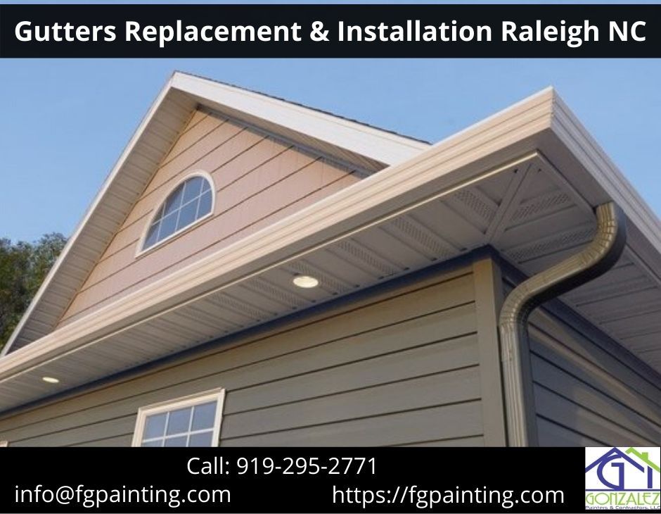 Gutters Replacement & Installation at Raleigh NC