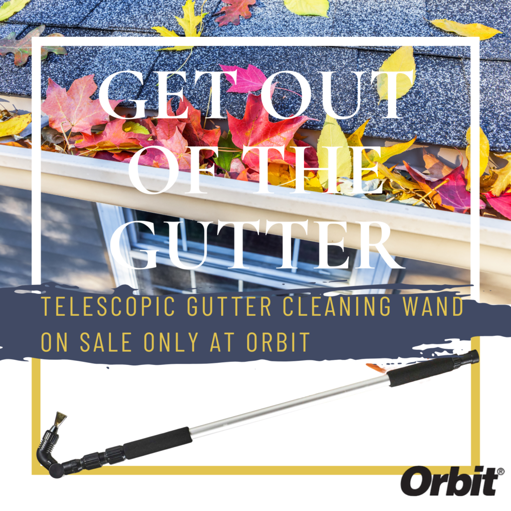 Clean your gutters without getting dirty!