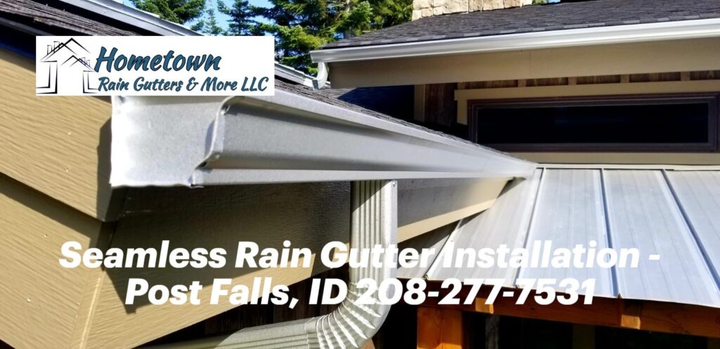 Custom Seamless Rain Gutters in Post Falls, ID