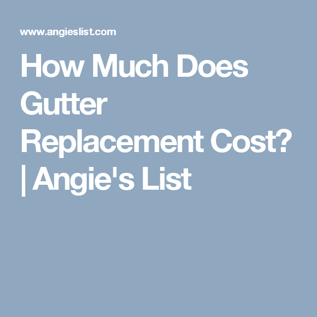 How Much Does Gutter Replacement Cost? Gutters Toronto