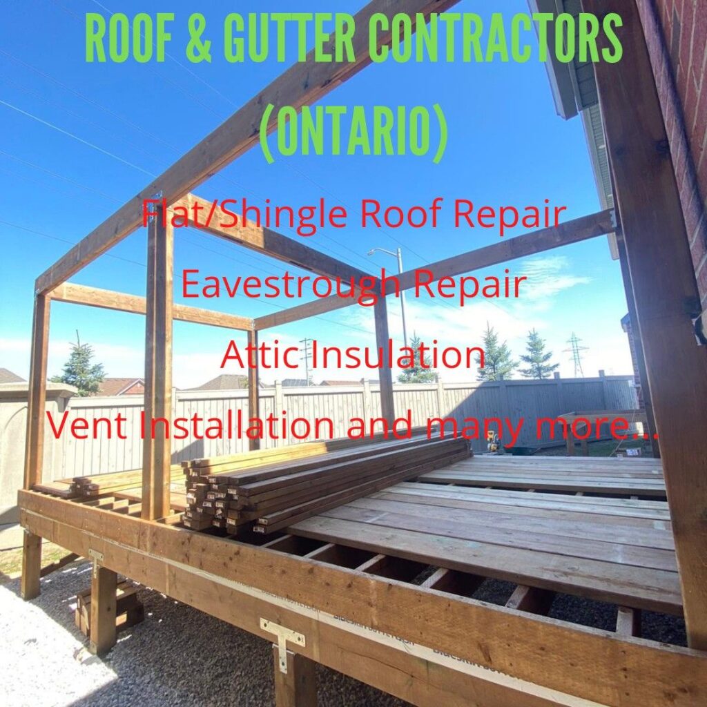 We offer quality roofing services all of the GTA and surrounding areas