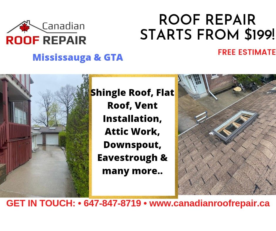 Roofing Contractors in Mississauga